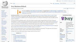 
                            6. Ivey Business School - Wikipedia