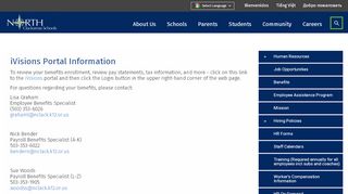 
                            3. iVisions Portal Information | North Clackamas School District