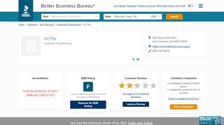 
                            9. Ivy Pay | Better Business Bureau® Profile