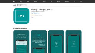 
                            2. Ivy Pay - Therapist app on the App Store