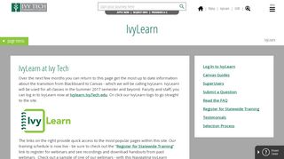 
                            4. IvyLearn - Ivy Tech Community College of Indiana