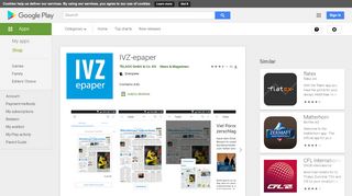 
                            4. IVZ-epaper – Apps bei Google Play