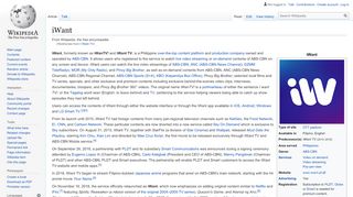 
                            1. iWant - Wikipedia
