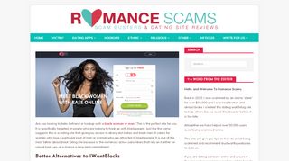 
                            8. IWantBlacks Review in 2019 | Read Our Scam Report ...