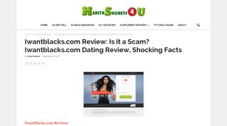 
                            2. Iwantblacks.com Review: Is it a Scam? Iwantblacks.com ...