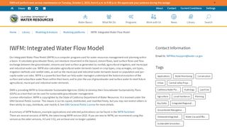 
                            9. IWFM: Integrated Water Flow Model