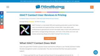 
                            5. IXACT Contact User Reviews & Pricing - Fit Small Business
