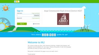 
                            4. IXL - Argo Community High School District #217