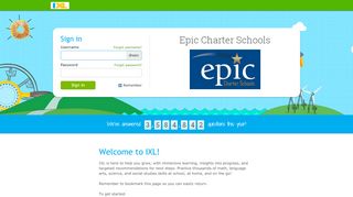 
                            9. IXL - Epic Charter Schools