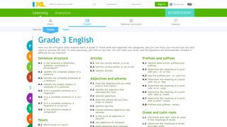 
                            8. IXL - Grade 3 English practice