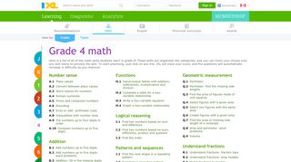 
                            3. IXL | Learn grade 4 math