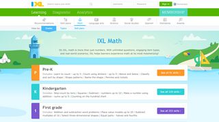 
                            7. IXL Math | Learn math online