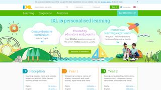 
                            5. IXL | Maths and English Practice
