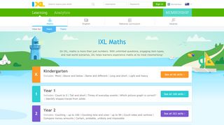 
                            6. IXL Maths | Online maths practice