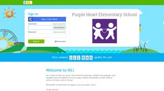 
                            2. IXL - Purple Heart Elementary School