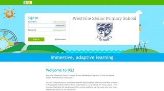 
                            6. IXL - Westville Senior Primary School