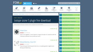 
                            6. Izotope ozone 5 plugin free download (Windows)