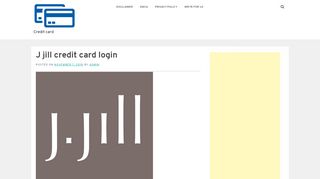 
                            7. J jill credit card login - Credit card - audreysedibles.com