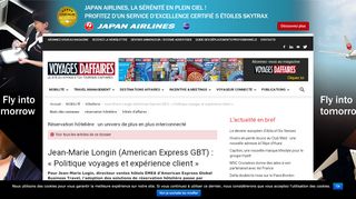 
                            5. J.-M. Longin (American Express GBT) : 