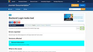 
                            7. J3.x:Backend Login looks bad - Joomla! Documentation