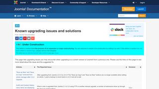 
                            8. J3.x:Known upgrading issues and solutions - Joomla ...