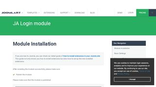 
                            9. JA Login Module - Joomla extension documentation | Joomla ...