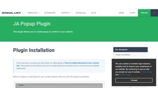 
                            8. JA Popup Plugin - Joomla extension documentation | Joomla ...