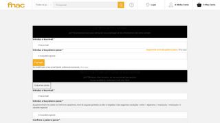 
                            7. Já tem uma conta? - Fnac - Cultura, Tecnologia, Lazer