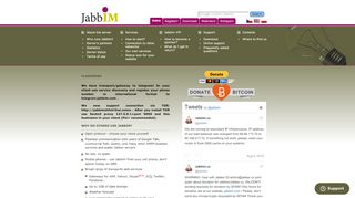 
                            2. Jabbim - XMPP/Jabber server - instant messaging service