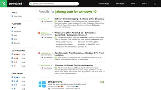 
                            6. Jabong Com Windows 10 - Free downloads and reviews - CNET ...