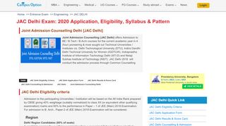 
                            8. JAC Delhi Application Form, 2020 Exam Date, Eligibility ...