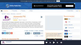 
                            5. Jacaranda FM live streaming - 94.2 MHz FM, Johannesburg ...