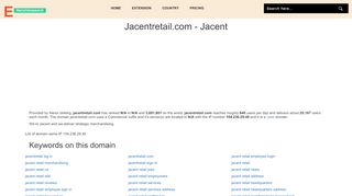 
                            3. Jacentretail.com - Jacent