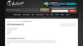 
                            7. JACK Entertainment LLC - World Casino Directory