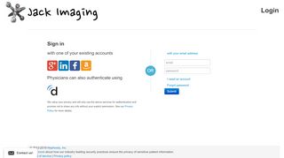 
                            5. Jack Imaging login