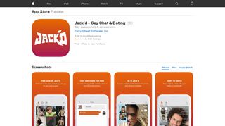 
                            3. ‎Jack’d - Gay Chat & Dating on the App Store
