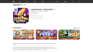 
                            9. ‎Jackpot Party - Casino Slots on the App Store