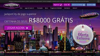 
                            5. JackpotCity Cassino Online Brasil - R$8000 GRATIS para ...