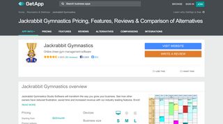 
                            3. Jackrabbit Gymnastics Pricing, Features, Reviews & Comparison of ...