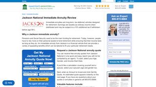 
                            8. Jackson National Immediate Annuity Review ...