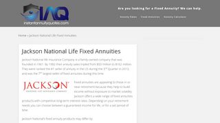 
                            3. Jackson National Life Fixed Annuities - Instant …