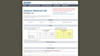 
                            8. Jackson National Life - OptiMAX 100 - Annuity …