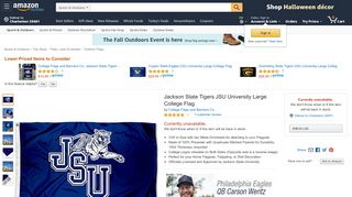 
                            5. Jackson State Tigers JSU University Large College Flag ...