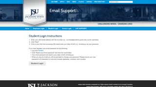 
                            6. Jackson State University | Email Support | Student Login ...