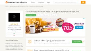 
                            6. Jackthreads Promo Codes - GreenPromoCode.com