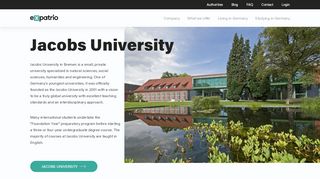 
                            7. Jacobs University | expatrio.com