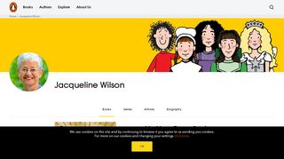 
                            8. Jacqueline Wilson - penguin.co.uk