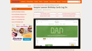 
                            3. Jacquie Lawson Birthday Cards Log On | DOZOR
