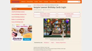 
                            5. Jacquie Lawson Birthday Cards Login | DOZOR