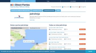 
                            1. Jadrolinija - Reserva de ferry , horários e bilhetes